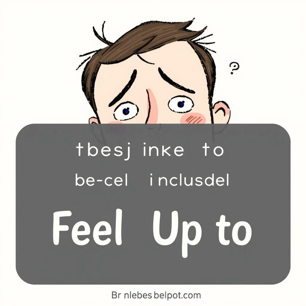 Comprensión del Phrasal Verb Feel Up To Significado Uso Ejemplos