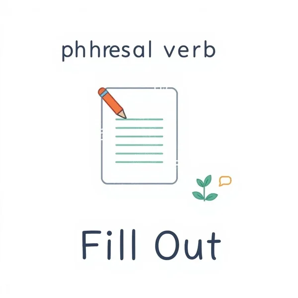Compreendendo o phrasal verb Fill Out para aprendizes de inglês