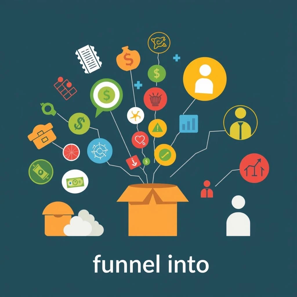Compreendendo o Phrasal Verb Funnel Into Significado Uso e Exemplos