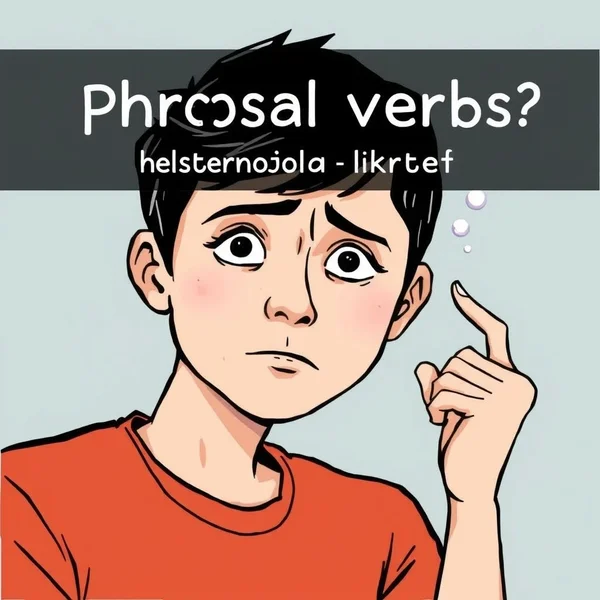 Imagem mostrando alguém pensativo sobre o phrasal verb Give up