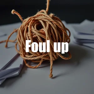 Hiểu Cụm động từ Foul up Định nghĩa và Cách sử dụng chi tiết