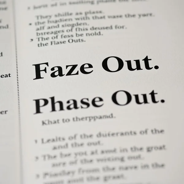 Image showing a path gradually disappearing, titled: Understanding Faze Out