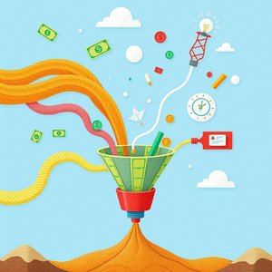 Understanding "Funnel Into": Meaning, Usage, and Examples