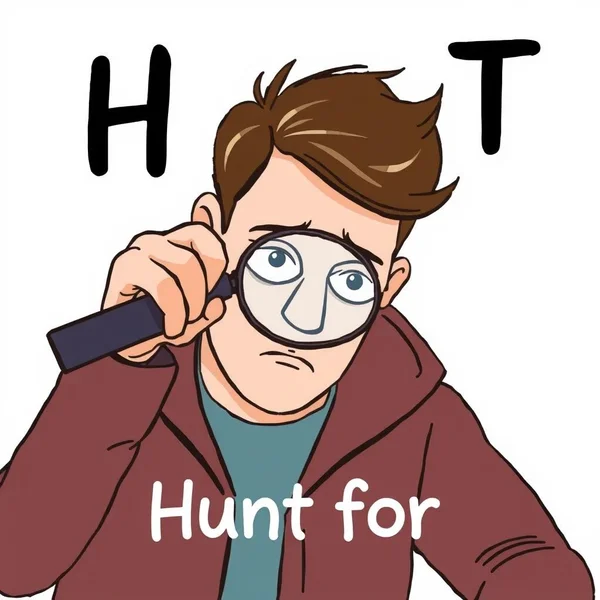 Compreendendo o phrasal verb Hunt for