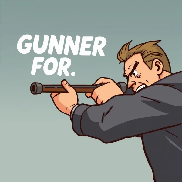 Understanding the phrasal verb gun for