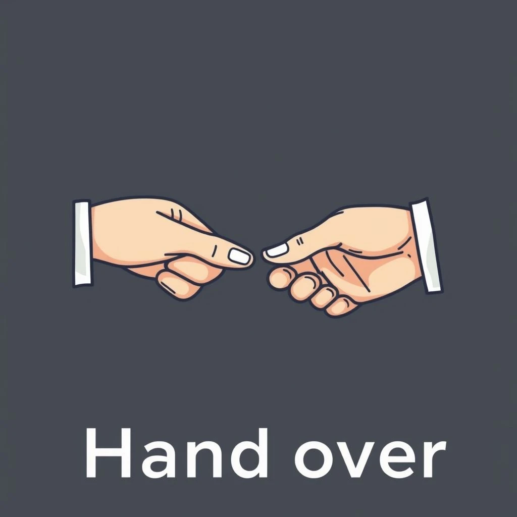 Cómo entender el Phrasal Verb Hand over en inglés
