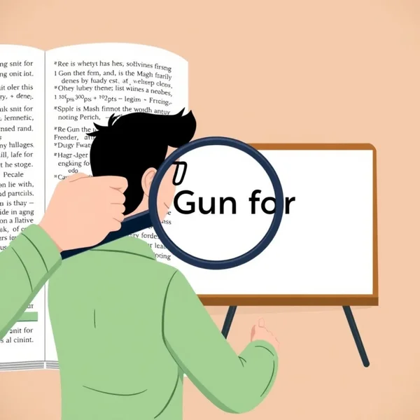 Understanding the phrasal verb gun for