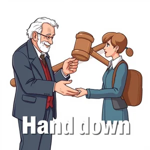Phrasal Verb Hand down Significados Uso Exemplos Completos
