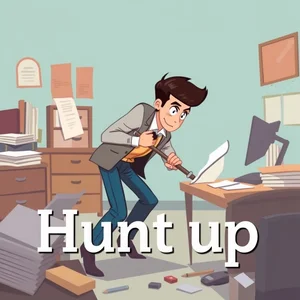 Domine o Phrasal Verb Hunt up Encontre Informações e Objetos