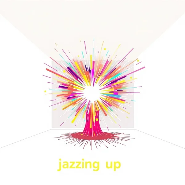 A vibrant room being jazzed up, illustrating the phrasal verb Jazz up