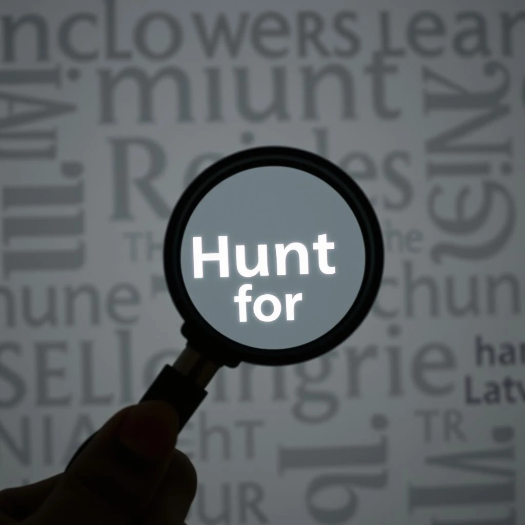 Comprende el Phrasal Verb Inglés Hunt for: Significado y Uso