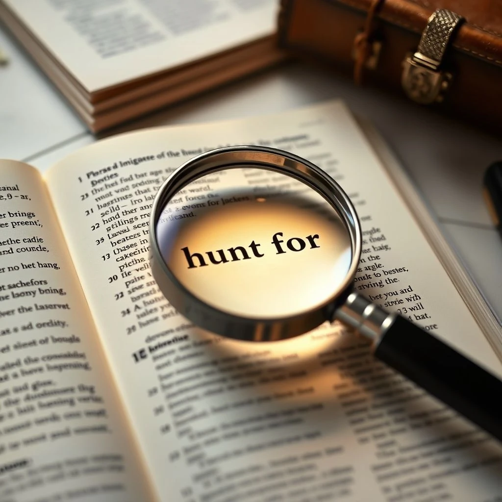 Hunt for Meaning: Understanding the Phrasal Verb 'Hunt For'