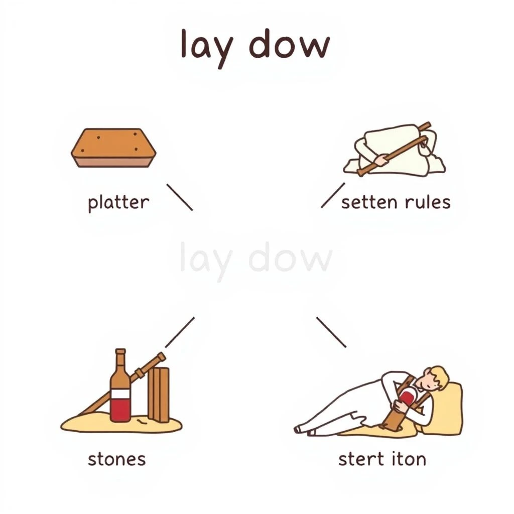 Hiểu Cụm Động Từ Lay down Các Nghĩa và Cách Sử Dụng Chi Tiết