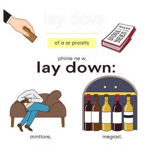 Entendiendo el Phrasal Verb Lay Down Significados y Uso