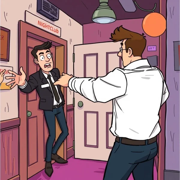 Image showcasing the concept of the phrasal verb Kick out