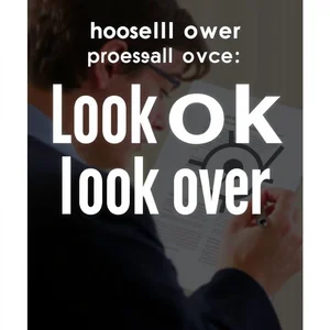 Domina Look Over: Significado y Uso del Verbo Frasal en Inglés