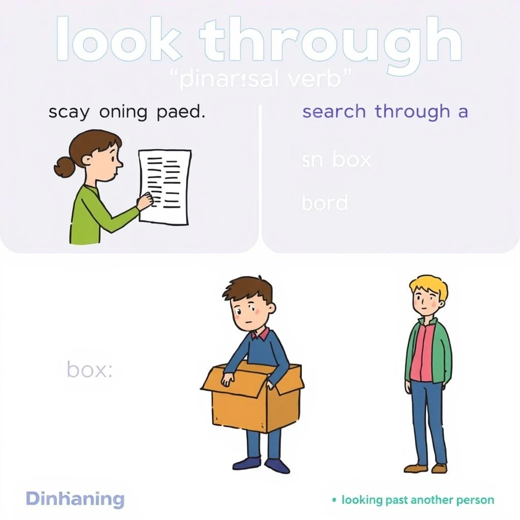 Entendendo Look through Significados e Uso do Phrasal Verb
