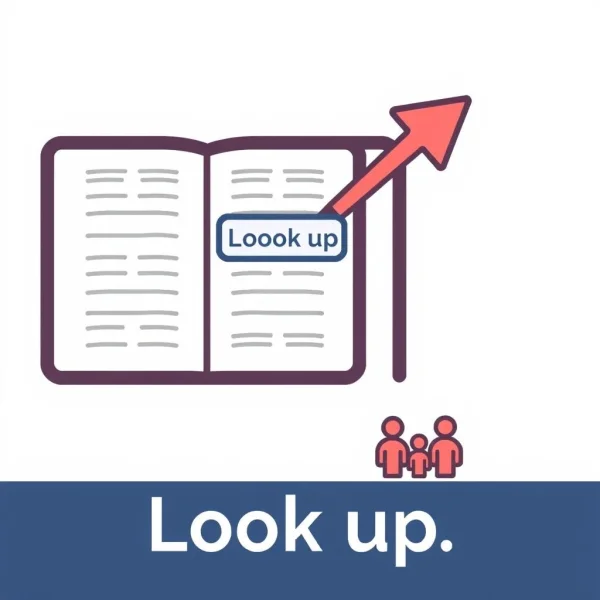 Understanding the phrasal verb look up