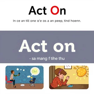 Anlamları ve Kullanımıyla 'Act On' Phrasal Verb'i: Detaylı Rehber