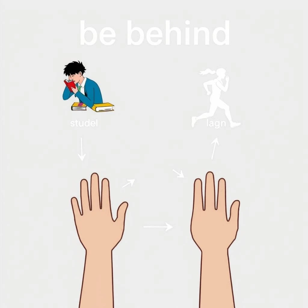 Be Behind' Phrasal Verbinin Anlamları ve Kullanımı: Detaylı Rehber