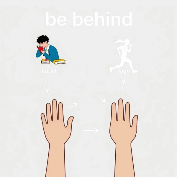 Unlocking the Phrasal Verb Be Behind