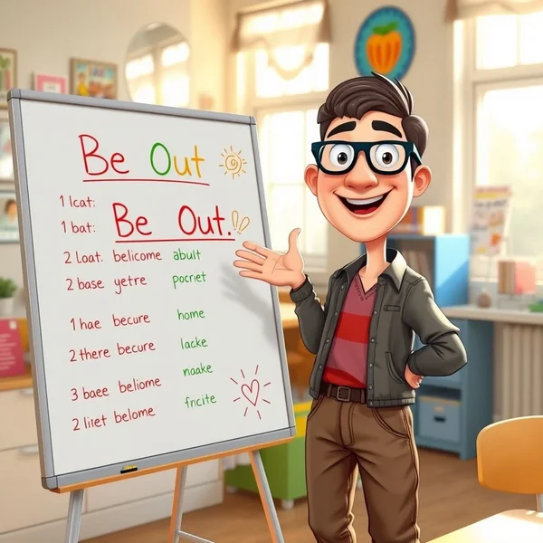 Comprendre le verbe à particule Be Out