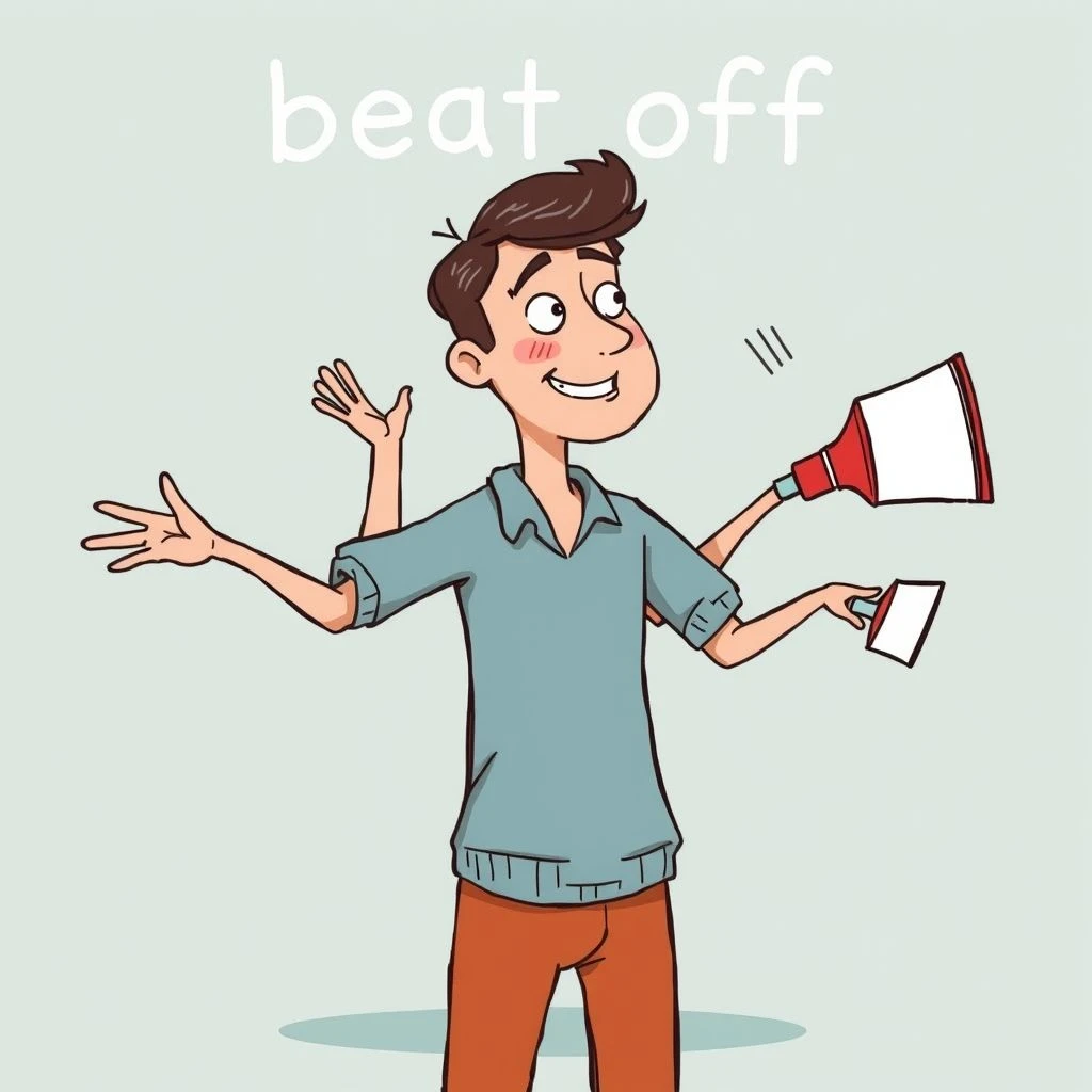 Comprendre le Verbe Phrasal Anglais Beat Off: Sens, Usage et Exemples