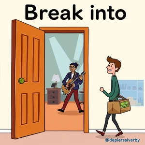 Comprendre le Verbe Phrasal Anglais: Break into, Ses Significations
