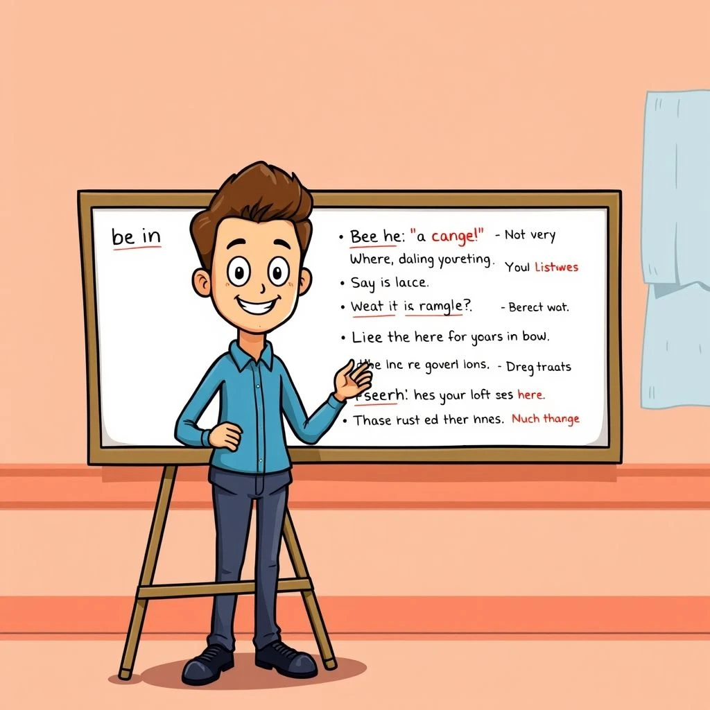 Das englische Phrasal Verb verstehen: Be in und seine Verwendung
