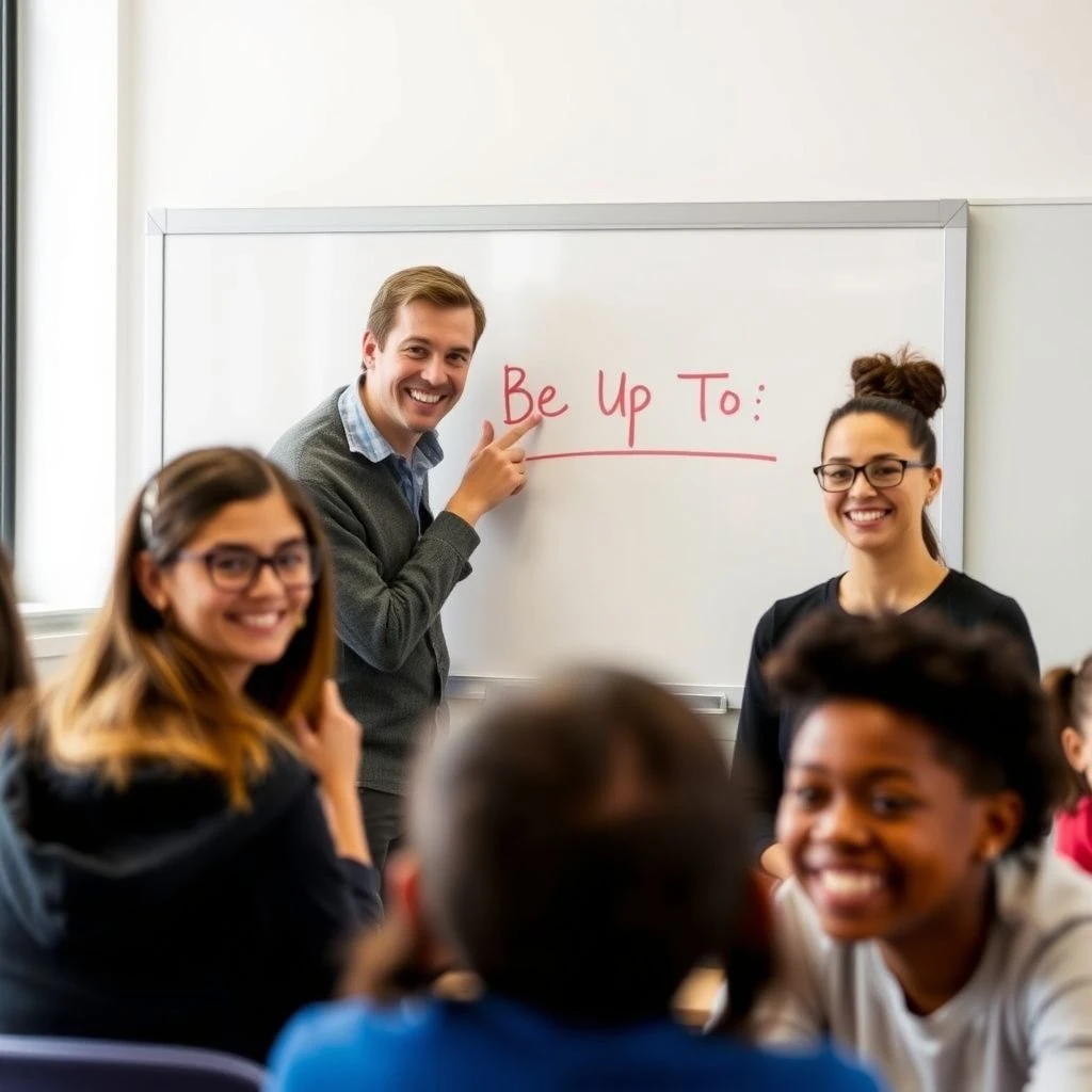 Das englische Phrasal Verb verstehen: Be Up To – Bedeutung, Nutzung & Übungen