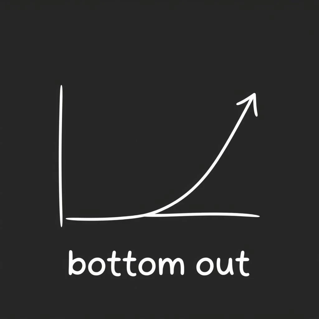 „Bottom out“: Bedeutung und Gebrauch des Phrasal Verbs im Englischen verstehen