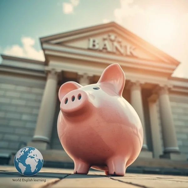 Afbeelding die iemand laat zien die vol vertrouwen op iets rekent, ter illustratie van het phrasal verb Bank On