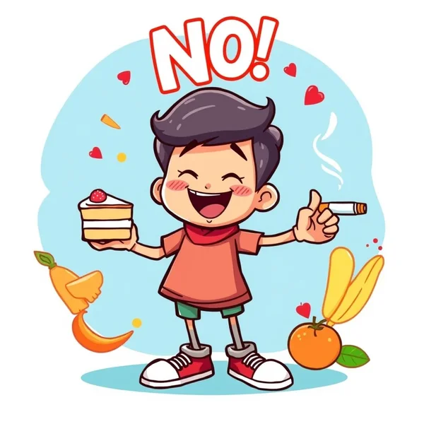 Afbeelding van een persoon die kiest om off of iets te zijn, illustrerend het phrasal verb 'Be off of'