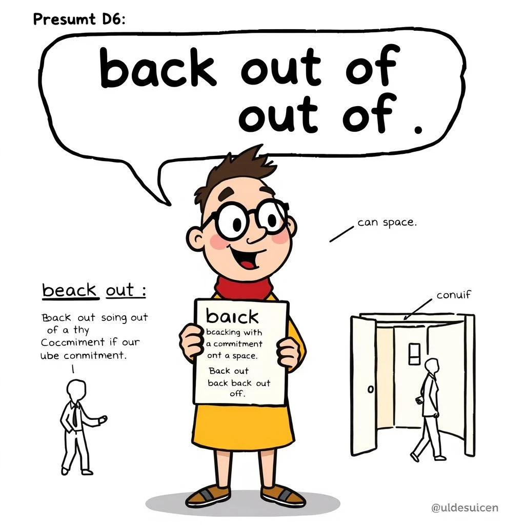 解读“Back Out Of”：理解这个常见短语动词的指南