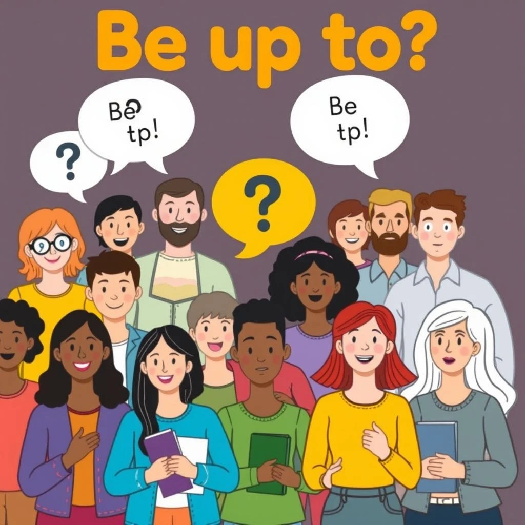 理解英语短语动词：Be up to 的含义、用法和练习