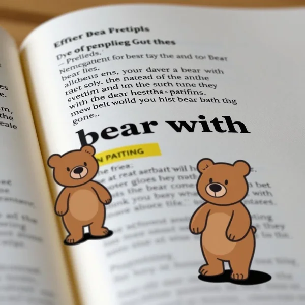 Memahami Phrasal Verb Inggris Bear with