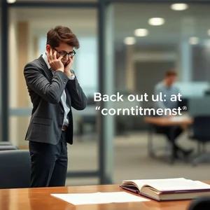 Ontsluiering van 'Back Out Of': Een Gids voor het Begrijpen van Deze Phrasal Verb