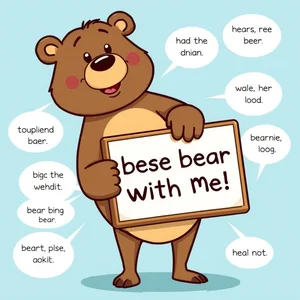 Понимание английского фразового глагола Bear with: Значение и примеры