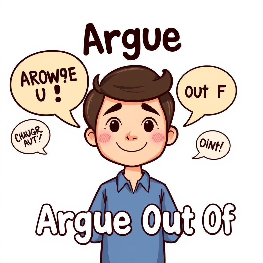 Argue Out Of: Значение и примеры использования фразового глагола