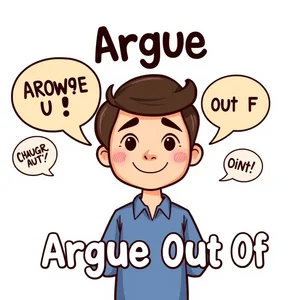 Argue Out Of: Значение и примеры использования фразового глагола