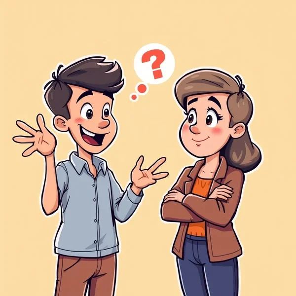 Визуальное изображение человека, пытающегося Argue into идею.