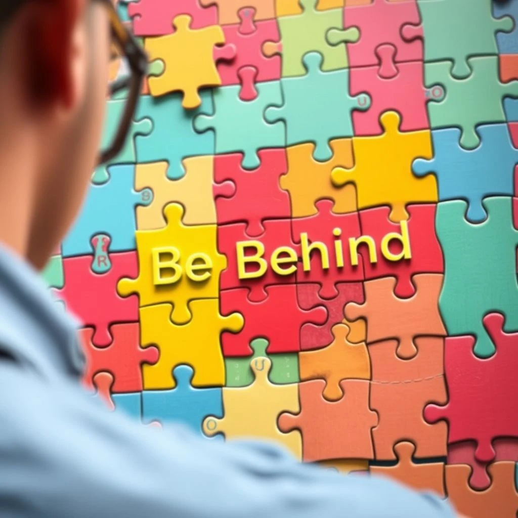 فك شفرة الفعل المركب Be Behind: دليل شامل لمعانيه واستخداماته