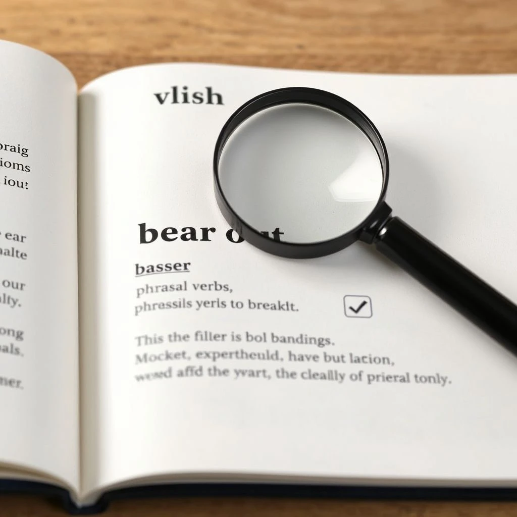 فهم الفعل العبري "Bear out": المعنى والاستخدام في السياق