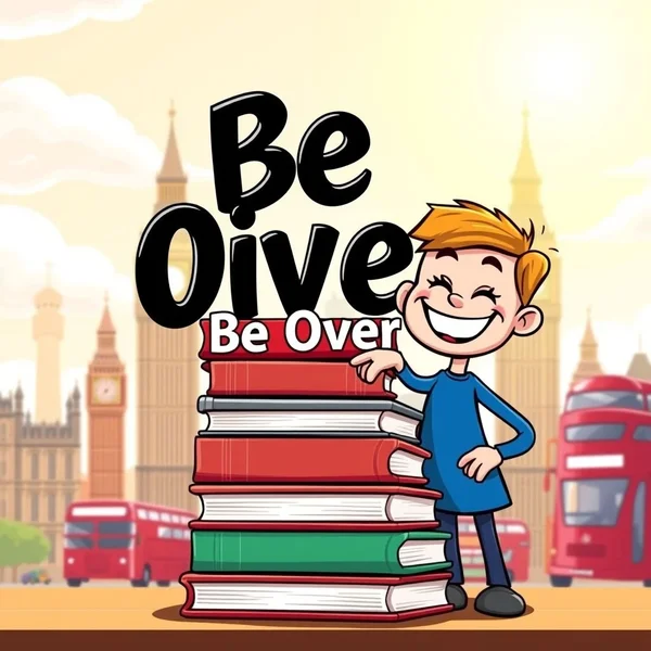 صورة توضح مفهوم "be over" مثل شريط فيلم منتهي أو صفحة تقويم تشير إلى انتهاء شيء ما.