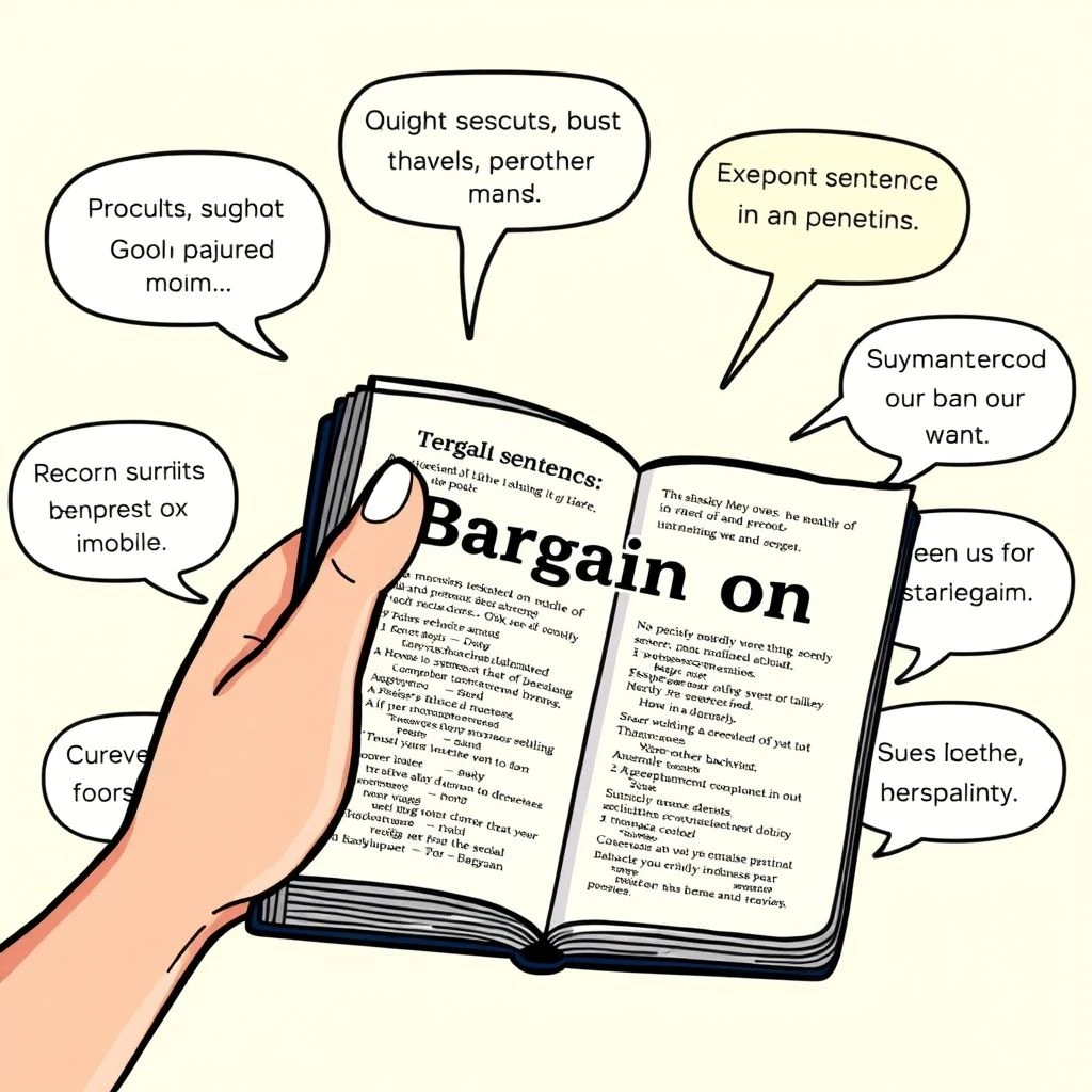فهم فعل العبارة Bargain on: كيف تستخدمه بشكل صحيح ودقيق