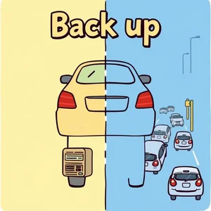 เข้าใจ Back up: ความหมาย วิธีใช้ โครงสร้าง คำพ้องความหมาย และแบบฝึกหัด