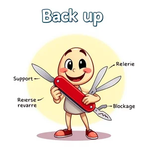 フレーズ動詞Back upを理解する：意味、構造、類義語と使い方