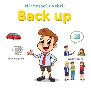 掌握英语：理解短语动词Back up的多种含义与用法