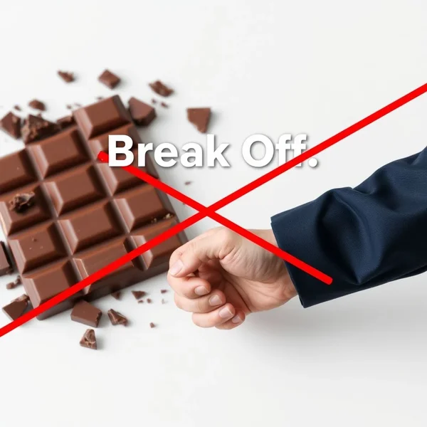 短语动词 Break off 的含义