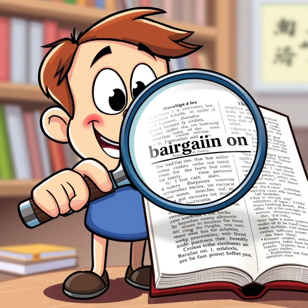 理解短语动词：如何正确使用 Bargain on